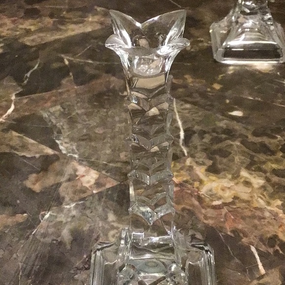 Crystal Glass Candle Sticks - Picture 4 of 6